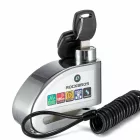 Rockbros LBAYG8308 Kerékpárzár Riasztóval és Tárcsafék Zárral - Fekete