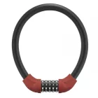 Rockbros RKS870-RD Számzáras Kerékpárzár - 85cm Acélkábel - Piros