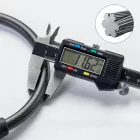 Rockbros 87639-4 Számzáras Kerékpárzár Acélkábellel - Fekete