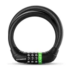 Rockbros 87632 Számzárazas Kerékpárzár - 115cm Acélkábel - Fekete