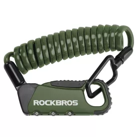 Rockbros RBK6N Kombinációs Kerékpárzár - Zöld