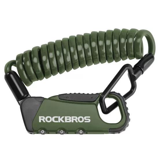 Rockbros RBK6N Kombinációs Kerékpárzár - Zöld