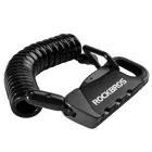 Rockbros RBK6N Kombinációs Kerékpárzár - Fekete