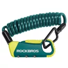 Rockbros RBK6N Kombinációs Kerékpárzár - Türkiz