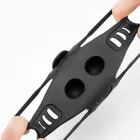 Rockbros LF24166 Szilikon Kerékpáros Telefontartó 4-7" - Fekete
