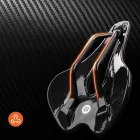 Rockbros LF0214 Anatomical 3D Vízálló Kerékpárnyereg - Fekete