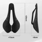 Rockbros LF0214 Anatomical 3D Vízálló Kerékpárnyereg - Fekete