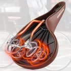 Rockbros 6800S Kényelmes Retro Kerékpárnyereg - Barna