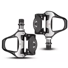 Rockbros LP-RD2BK Shimano SPD-SL Országúti Kerékpár Pedál Szett - Fekete-Ezüst
