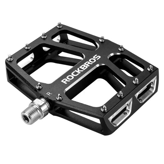 Rockbros K399-BK Széles Platform Kerékpár Pedál Szett - Fekete