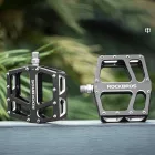 Rockbros K399-BK Széles Platform Kerékpár Pedál Szett - Fekete