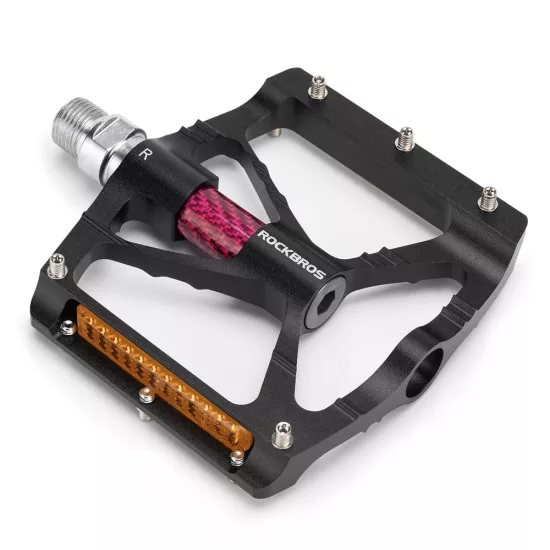 Rockbros K307PT Alumínium Platform Kerékpár Pedál Szett - Fekete
