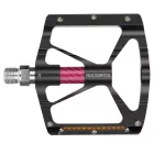 Rockbros K307PT Alumínium Platform Kerékpár Pedál Szett - Fekete