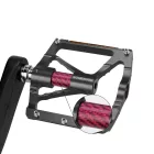 Rockbros K307PT Alumínium Platform Kerékpár Pedál Szett - Fekete