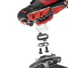 Rockbros M108 Nylon Kétoldalas Half-Lock Kerékpár Pedál Szett - Fekete