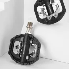 Rockbros M108 Nylon Kétoldalas Half-Lock Kerékpár Pedál Szett - Fekete
