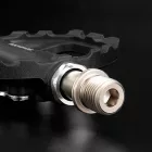 Rockbros M108 Nylon Kétoldalas Half-Lock Kerékpár Pedál Szett - Fekete