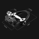 Rockbros P602 SPD-SL Kerékpáros Pedál Szett - fekete