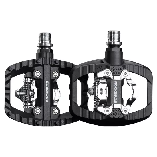 Rockbros PD303 Half-Lock Platform Kerékpár Pedál Szett - Fekete