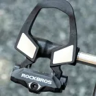 Rockbros RD9 Shimano SPD-SL Karbon és Titán Ötvözet Pedál Szett - Fekete