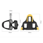 Rockbros RD9 Shimano SPD-SL Karbon és Titán Ötvözet Pedál Szett - Fekete