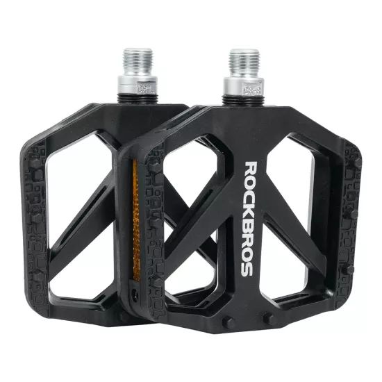 Rockbros BP2602 Nylon Kerékpár Pedál Szett - Fekete