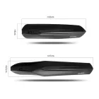 Rockbros FK-880 Kerékpáros Sárvédőkészlet 24"-es Kerékpárokhoz - Fekete
