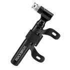 Rockbros JG-PB-11 130 PSI Kerékpár Pumpa Fogantyúval és Labda Tűvel - Fekete