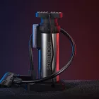 Rockbros 4522L Ultrakönnyű Lábbal Hajtható Kerékpár Pumpa - Fekete