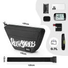 Rockbros G011 Flash Journey Trapéz Alakú Kerékpáros Kormánytáska 0.7L - Fekete
