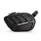 Rockbros C61 Kerékpáros Nyeregtáska Intelligens Hátsó Lámpával 0.45L - Fekete