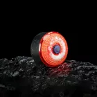 Rockbros AS-141 Könnyű Kerékpáros Nyeregtáska Intelligens Hátsó Lámpával - Fekete
