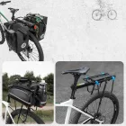Rockbros Polcok HJ10010 Kerékpáros Csomagtartó Fényvisszaverővel - Fekete