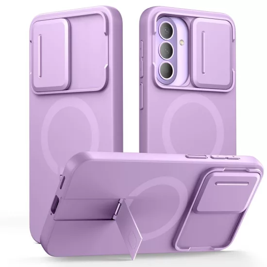Samsung Galaxy A57 Tok - Tech-Protect Kevlar Aura MagSafe - Lila