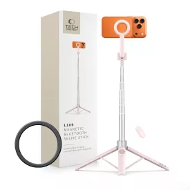 Tech-Protect L10S Bluetooth Szelfibot - Rózsaszín-Szürke