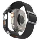 Apple Watch Ultra (49mm) Tok és Szíj + Kijelzővédő - Spigen Lite Fit Pro - Fekete