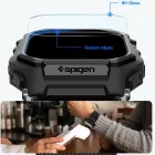Apple Watch Ultra (49mm) Tok és Szíj + Kijelzővédő - Spigen Lite Fit Pro - Fekete