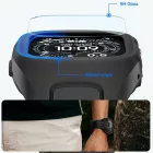 Apple Watch Ultra (49mm) Tok és Szíj + Kijelzővédő - Spigen Liquid Air Pro - Fekete