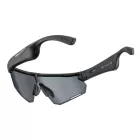 Rockbros SP-251 Polarizált Kerékpáros Szemüveg + Bluetooth Audo - Fekete