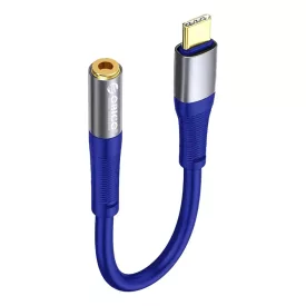 Orico AXC-02 USB-C - 3.5mm Jack Adapter - 20 cm - Kék