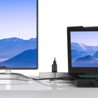 Orico XD-VATH VGA és 3.5 mm Mini Jack - HDMI Full HD 60Hz Kábel USB Tápellátással - 5m - Fekete