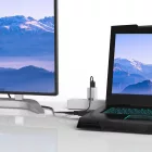 Orico XD-VATH VGA és 3.5 mm Mini Jack - HDMI Full HD 60Hz Kábel USB Tápellátással - 5m - Fekete