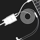 Orico PTAV USB-C - VGA és 3.5mm Mini Jack Adapter - 0.15m Full HD - Ezüst