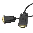 Orico XD-DITV DVI 24+1 - VGA Adapter Kábel - 5m - Fekete