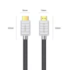 Orico H8CY HDMI 2.1 Kábel 8K 60 Hz - 3 m - Fekete