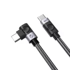 Orico C2CWT USB-C - USB-C Kábel - 2m 100W 4K 60Hz - Fekete