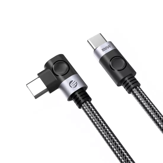Orico USB-C - USB-C  Laptop Gyorstöltő Kábel - 0.5m PD 100W - Fekete