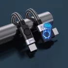 Orico USB-C - USB-C  Laptop Gyorstöltő Kábel - 0.5m PD 100W - Fekete