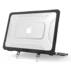 MacBook Neo 13" (2026) Tok - Tech-Protect Kevlar Pro - Fekete-Átlátszó