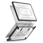 MacBook Neo 13" (2026) Tok - Tech-Protect Kevlar Pro - Fekete-Átlátszó